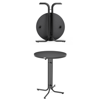 Barový stůl ROUND 2 šedá 6