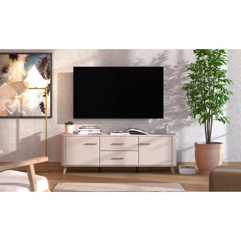 TV komoda ROWEN kašmírová/dub artisan, šířka 154 cm 1