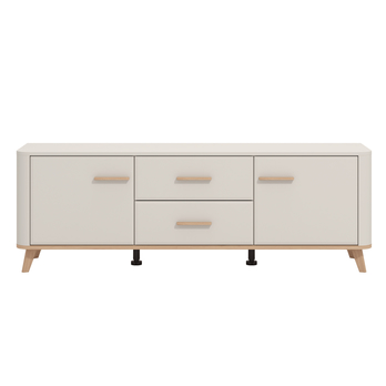 TV komoda ROWEN kašmírová/dub artisan, šířka 154 cm 4