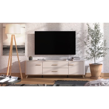 TV komoda ROWEN kašmírová/dub artisan, šířka 180 cm 1