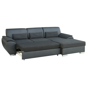 Sedací souprava ROYAL MINI levá, černá 2