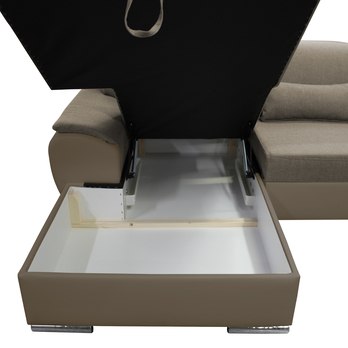 Sedací souprava ROYAL U levá, světle hnědá 3