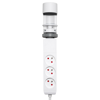 Prodlužovací kabel na stůl RPC 72 bílá, 3 zásuvky, 2x USB-A, 1x USB-C, délka 1,5 m 1