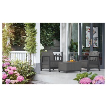 Zahradní sestava RYANA horská šedá/grafitová 1