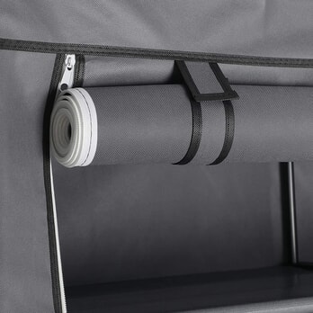 Látková skříň RYG02 šedá 3