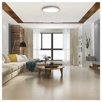 Stropní svítidlo SABI bílá/starorůžová, průměr 50 cm 1