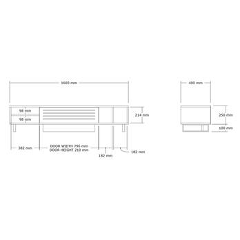 TV komoda SAFIR travertin 5