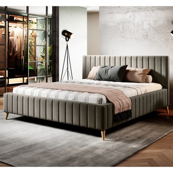 Postel SAGA 1 béžová, 160x200 cm 1