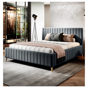 Postel SAGA 1 světle šedá, 140x200 cm 1