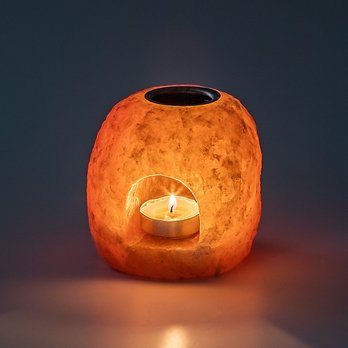 Solná lampa SALTOR oranžová 3