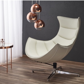 Designové křeslo SALVADOR bílá 1