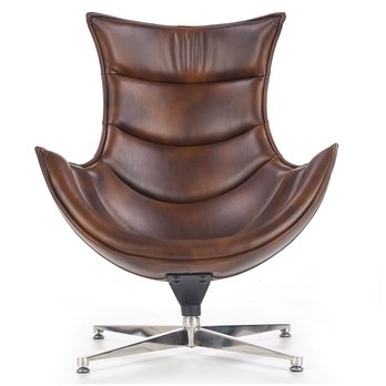 Designové křeslo SALVADOR tmavě hnědá 2