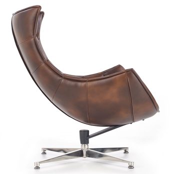 Designové křeslo SALVADOR tmavě hnědá 4