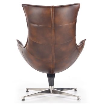 Designové křeslo SALVADOR tmavě hnědá 5