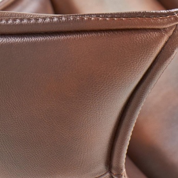 Designové křeslo SALVADOR tmavě hnědá 9