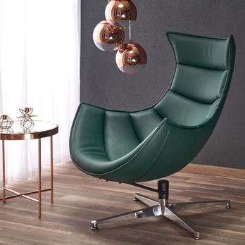 Designové křeslo SALVADOR zelená 1