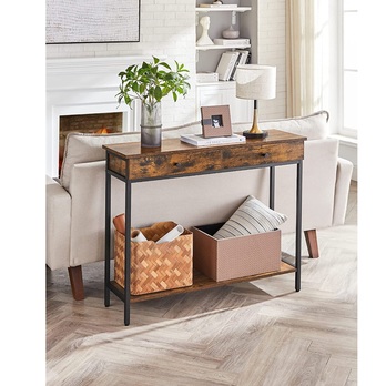 Konzolový stolek SAM hnědá/černá 1