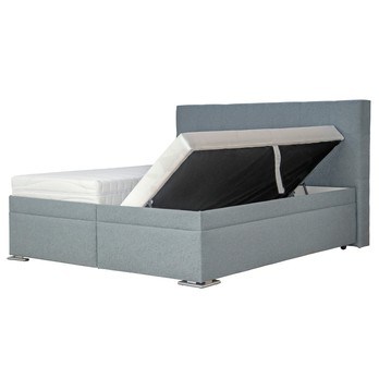 Postel boxspring SAMBA šedá, 180x200 cm 3