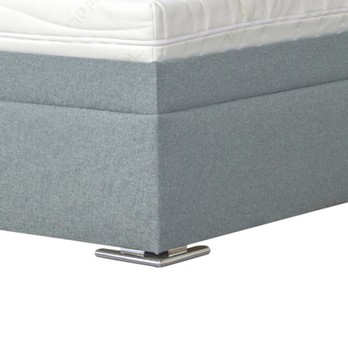 Postel boxspring SAMBA šedá, 180x200 cm 4