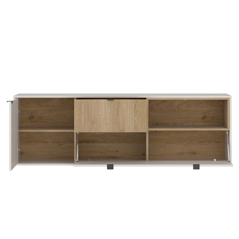 TV komoda SAMM dub cremona/kamenná béžová, šířka 184 cm 2