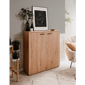 Botníková skříň SANCHO dub artisan 1