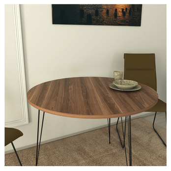 Jídelní stůl SANDALF ořech/černá 2