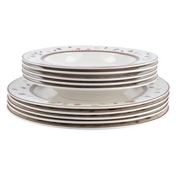 Jídelní souprava SANTA porcelán, 12 ks 2