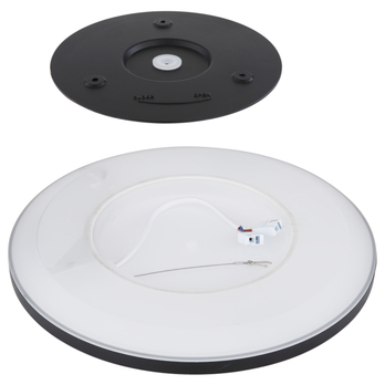 Stropní LED svítidlo SAPANA 3 černá/opál 7