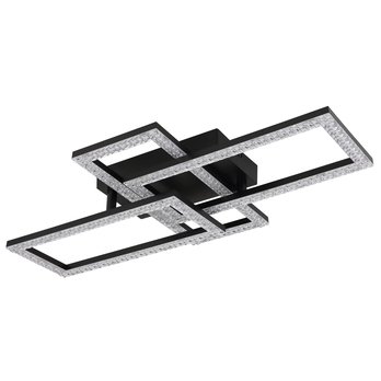 Stropní LED svítidlo SAPENA 4 černá 2