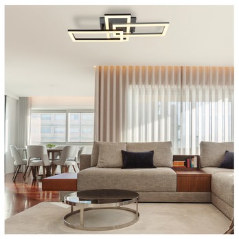 Stropní LED svítidlo SAPENA 5 černá/šedá/bílá 1