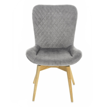 Jídelní židle SARANDER I dub přírodní/světle šedá 1