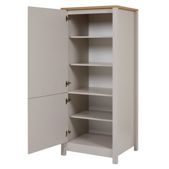 Skříň na lednici SARDEGNA kašmírová/dub artisan 2