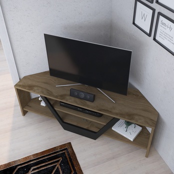 TV stolek SARES dub oud/černá 3