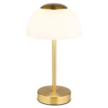 Stolní lampa SARIMA mosaz/bílá 4