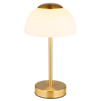 Stolní lampa SARIMA mosaz/bílá 5