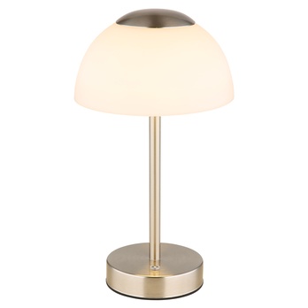 Stolní lampa SARIMA nikl/bílá 3