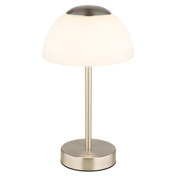 Stolní lampa SARIMA nikl/bílá 4