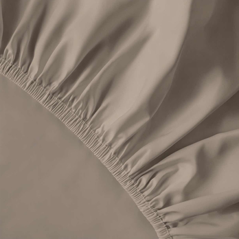 Prostěradlo  SATIN taupe, 180x200 cm 2
