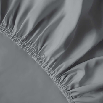 Prostěradlo  SATIN šedá, 140x200 cm 2