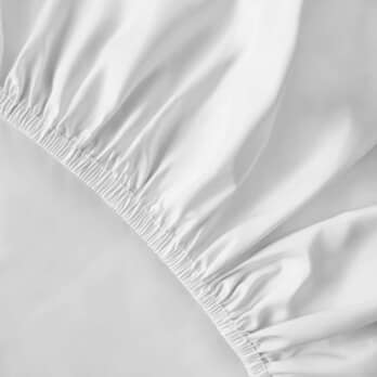 Prostěradlo  SATIN bílá, 90x200 cm 2