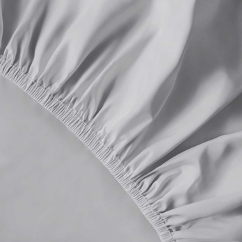 Prostěradlo  SATIN stříbrná, 140x200 cm 2