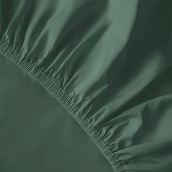 Prostěradlo  SATIN olivová, 140x200 cm 2