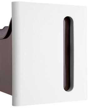 Regál s boxy SAVE bílá/hnědá 8