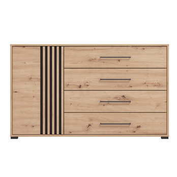 Komoda SCALA dub artisan, šířka 138 cm 3