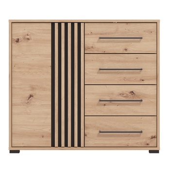 Komoda SCALA dub artisan, šířka 93 cm 3