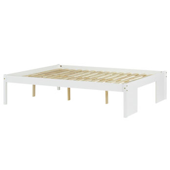 Postel s nočními stolky SCALLA bílá, 160x200 cm 3