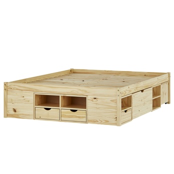 Postel s nočními stolky SCALLA borovice, 160x200 cm 2