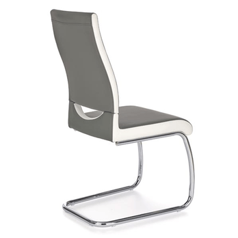 Jídelní židle SCK-259 šedá/bílá 1