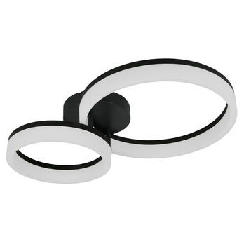 Stropní LED svítidlo SCOPE černá/bílá 1