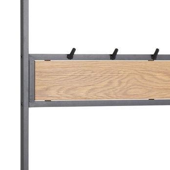 Předsíňová sestava SEAFORD divoký dub/černá 5